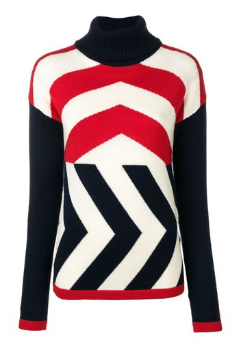 Maglione con motivo chevron