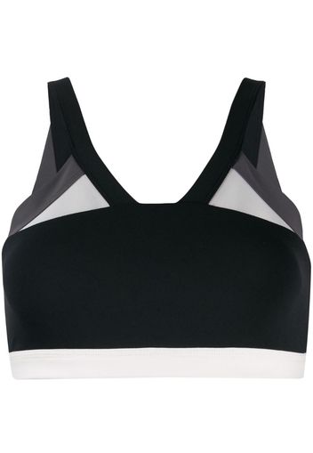 Reggiseno sportivo con bodo a rete