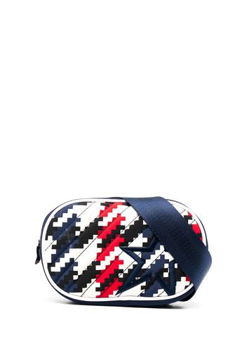 Star houndstooth print belt bag