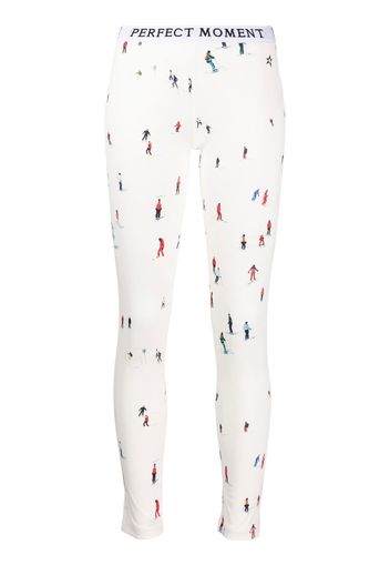 Perfect Moment Leggings con stampa grafica - Toni neutri