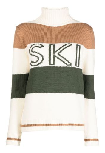 Perfect Moment Frostine striped merino jumper - Multicolore