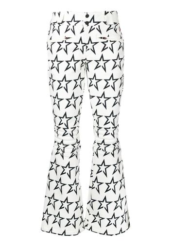 Perfect Moment Aurora star-print flared trousers - Bianco