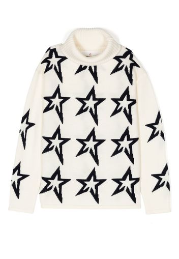 Perfect Moment Maglione Star Dust a collo alto - Bianco