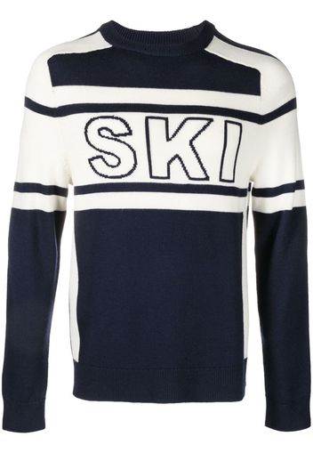 Perfect Moment Ski intarsia-knit jumper - Blu