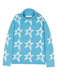 Perfect Moment Maglione Star Dust a collo alto - Blu