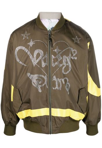 Perks And Mini Varg 2.0 reversible bomber jacket - Verde