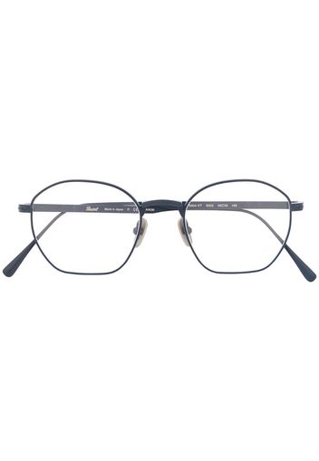 PERSOL 0PO5004VT800248 8002 BRUSHED NAVY Leather/Fur/Exotic Skins->Leather