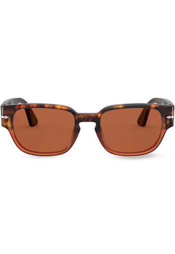 tortoiseshell-effect square-frame sunglasses