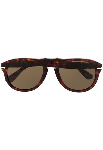 tortoiseshell aviator sunglasses