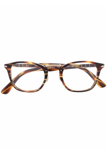 Persol Occhiali squadrati Typewriter tartarugati - Marrone