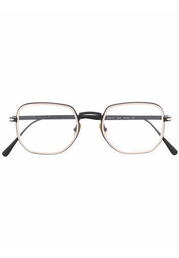 Persol Occhiali squadrati bicolore - Nero