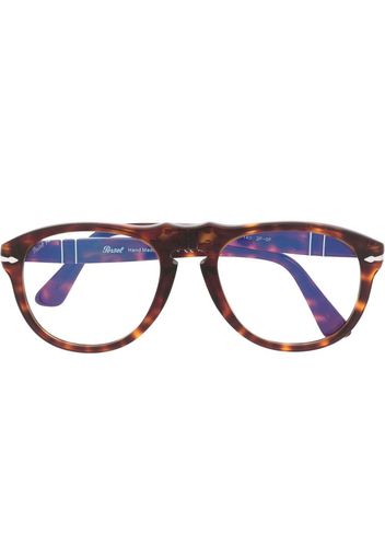 Persol tortoiseshell aviator-frame glasses - Marrone