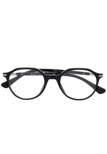 Persol round-frame glasses - Nero