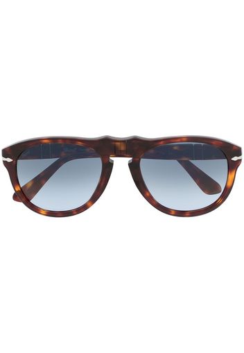 Persol 649 pilot-frame sunglasses - Marrone