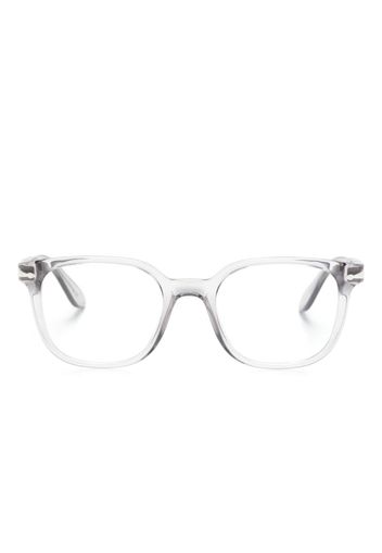 Persol transparent rectangle-frame glasses - Grigio