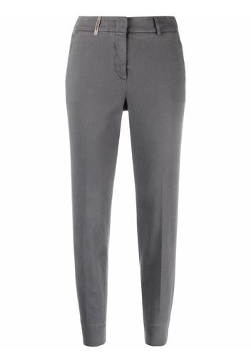 Peserico slim-cut trousers - Grigio