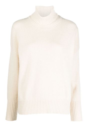 PESERICO roll-neck wool-blend jumper - Toni neutri