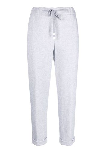 Peserico Pantaloni sportivi con risvolto - Grigio