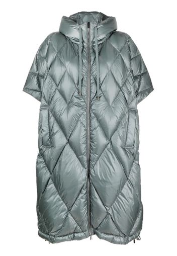 Peserico short-sleeved quilted coat - Verde