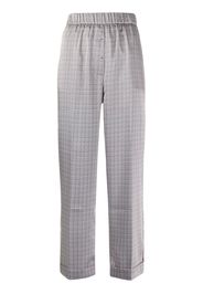 Pantaloni taglio straight crop