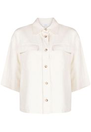 Peserico short-sleeved linen shirt - Toni neutri