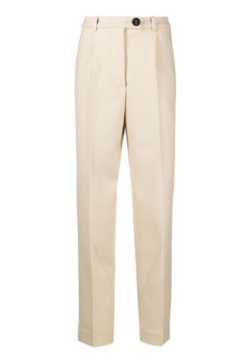 Peter Do high-waisted tailored trousers - Toni neutri