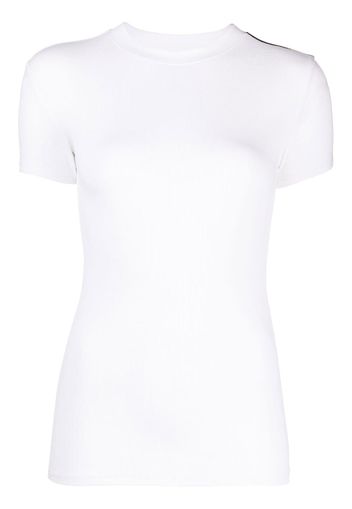 Peter Do T-shirt con dettagli a contrasto - Bianco