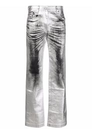 Peter Do Jeans dritti - Argento