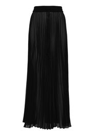 Peter Do sheer pleated midi skirt - Nero