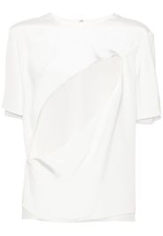 Peter Do Slash silk blouse - Bianco