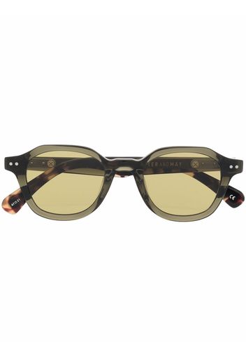 Peter & May Walk geometric-frame sunglasses - Verde