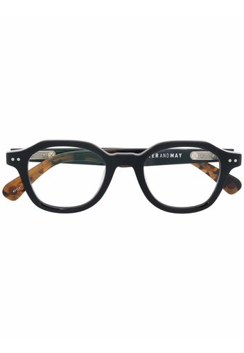 Peter & May Walk geometric-frame glasses - Nero