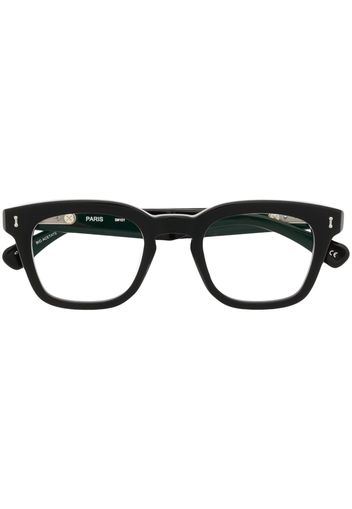 Peter & May Walk square-frame logo-arm glasses - Nero