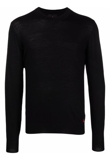 Peuterey embroidered logo wool sweatshirt - Nero