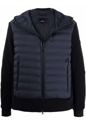 Peuterey contrasting-sleeves padded jacket - Blu