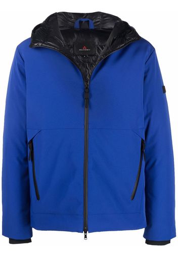 Peuterey zipped hooded jacket - Blu