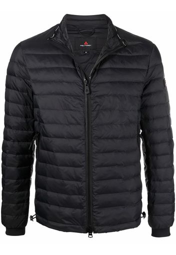 Peuterey logo-patch feather-down jacket - Nero