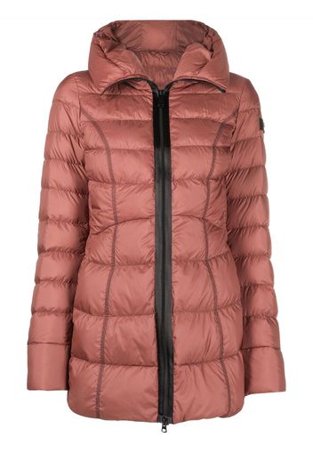 Peuterey hooded zip-fastening puffer coat - Marrone