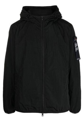 Peuterey logo-patch sleeve hooded jacket - Nero