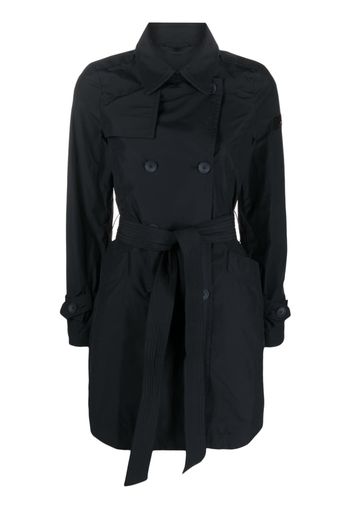 Peuterey double-breasted belted trench coat - Blu