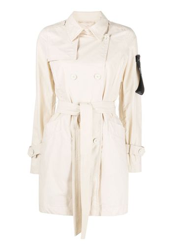 Peuterey belted double-breasted trench coat - Toni neutri