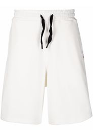 Peuterey embroidered-logo bermuda shorts - Bianco