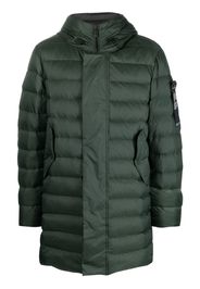 Peuterey logo-patch padded coat - Verde