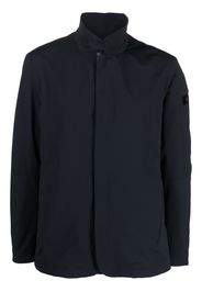 Peuterey logo-patch detail zip-up jacket - Blu