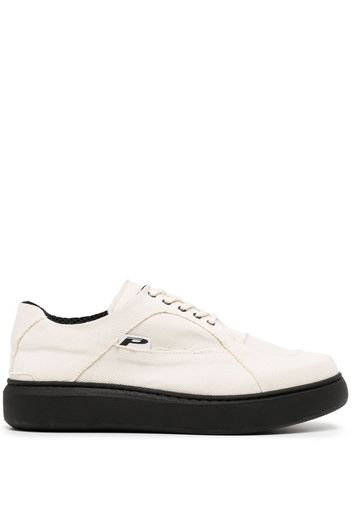 PHILEO PARIS low-top canvas sneakers - Toni neutri