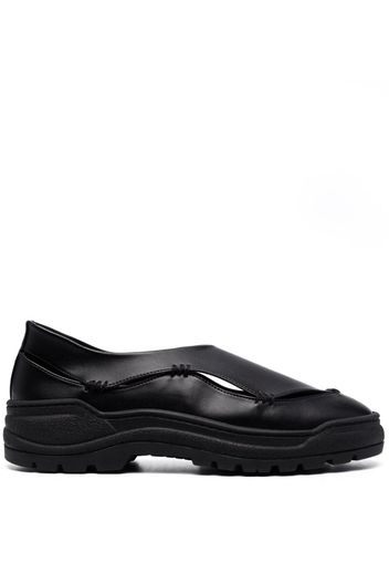 PHILEO PARIS faux-leather loafer shoes - Nero