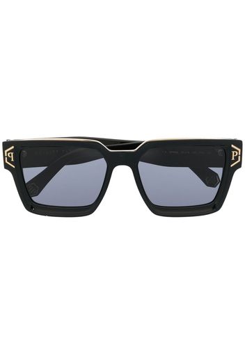 Philipp Plein Eyewear Plein Brave square frame sunglasses - Grigio