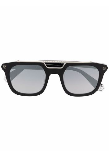 Philipp Plein Eyewear occhiali da sole squadrati - Nero