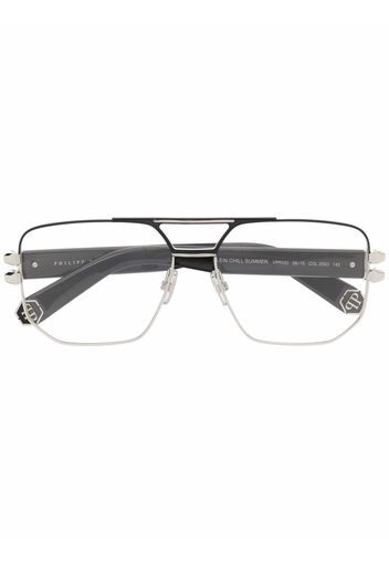 Philipp Plein Eyewear occhiali modello aviator - Nero