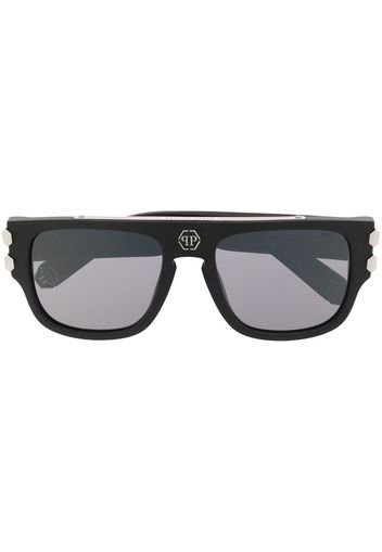 Philipp Plein Eyewear Occhiali da sole squadrati - Nero